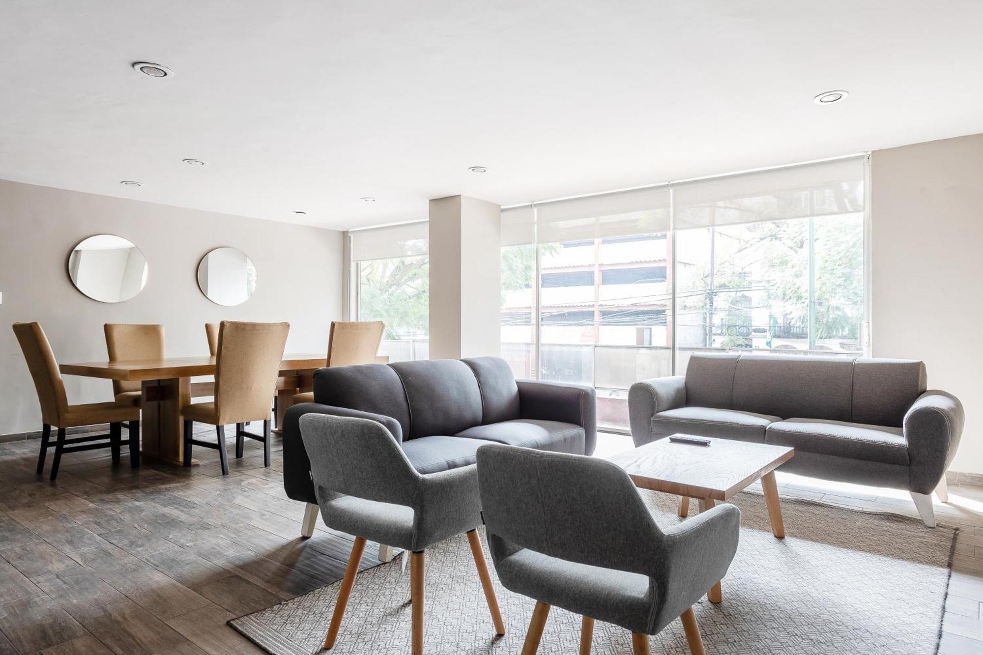 Modern Flat By Polanco Balcony Pet Friendly Apartment